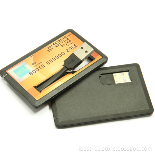 Professional Credit USB Flash Drives Accept Customed Design 2GB~64GB Full Capacity